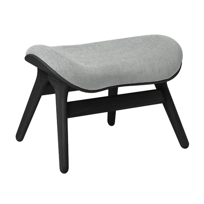 A Conversation Piece Ottoman - Black / Sterling - H: 43 cm - Umage