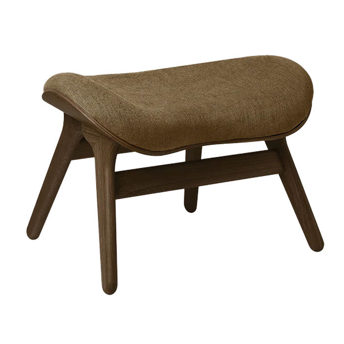 A Conversation Piece Ottoman - Dark Oak / Sugar Brown - H: 43 cm - Umage