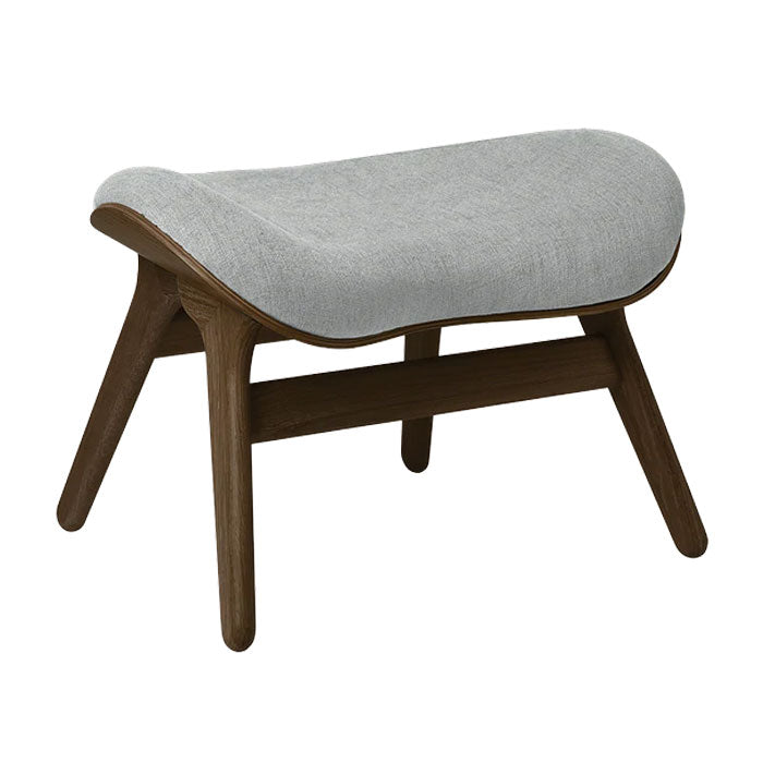 A Conversation Piece Ottoman - Dark Oak / Sterling - H: 43 cm - Umage