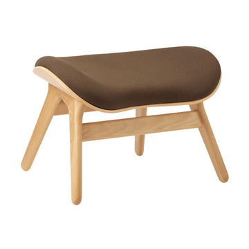 A Conversation Piece Ottoman - Oak / Mocca - H: 43 cm - Umage