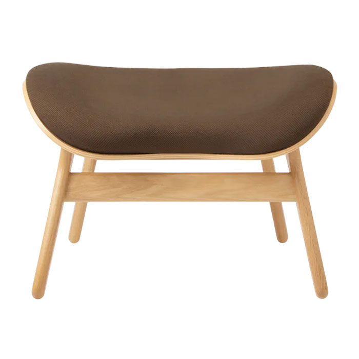 A Conversation Piece Ottoman - Oak / Mocca - H: 43 cm - Umage