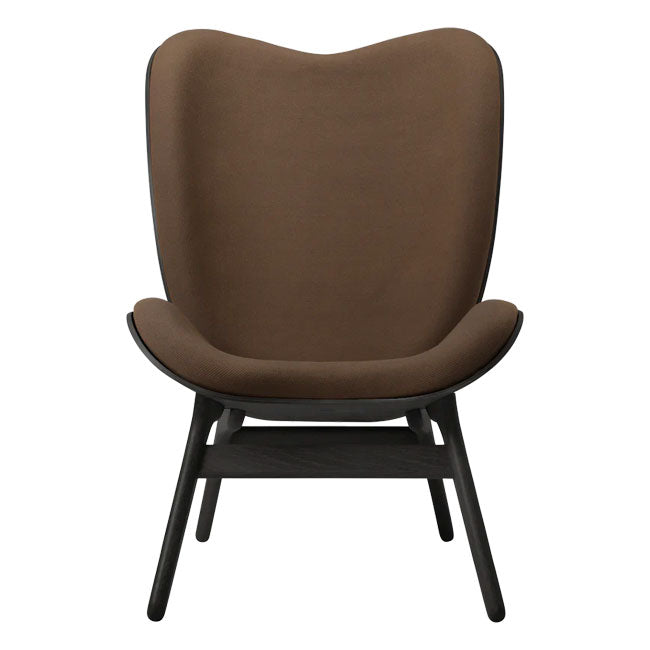 A Conversation Piece Tall Lænestol - Black / Mocca - H: 106 cm - Umage