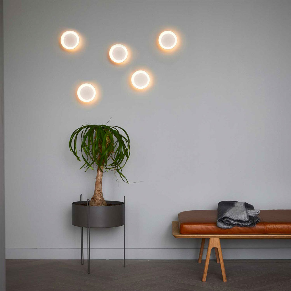 Cookie Væg-/Loftlampe - Hvid - Loom Design