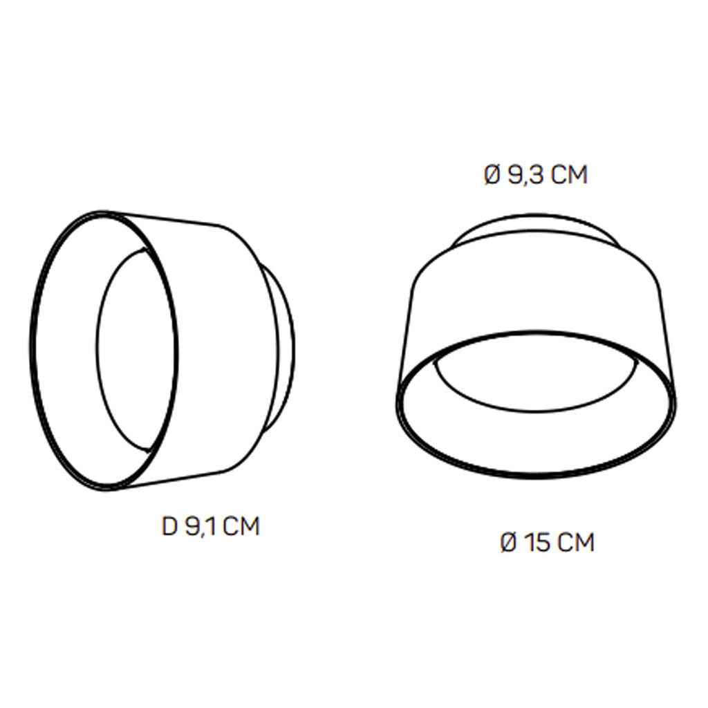 Cookie Væg-/Loftlampe - Hvid - Loom Design