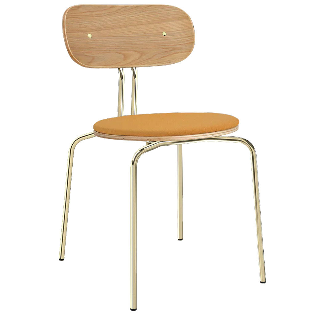 Curious spisebordsstol - Oak/Brass - Umage