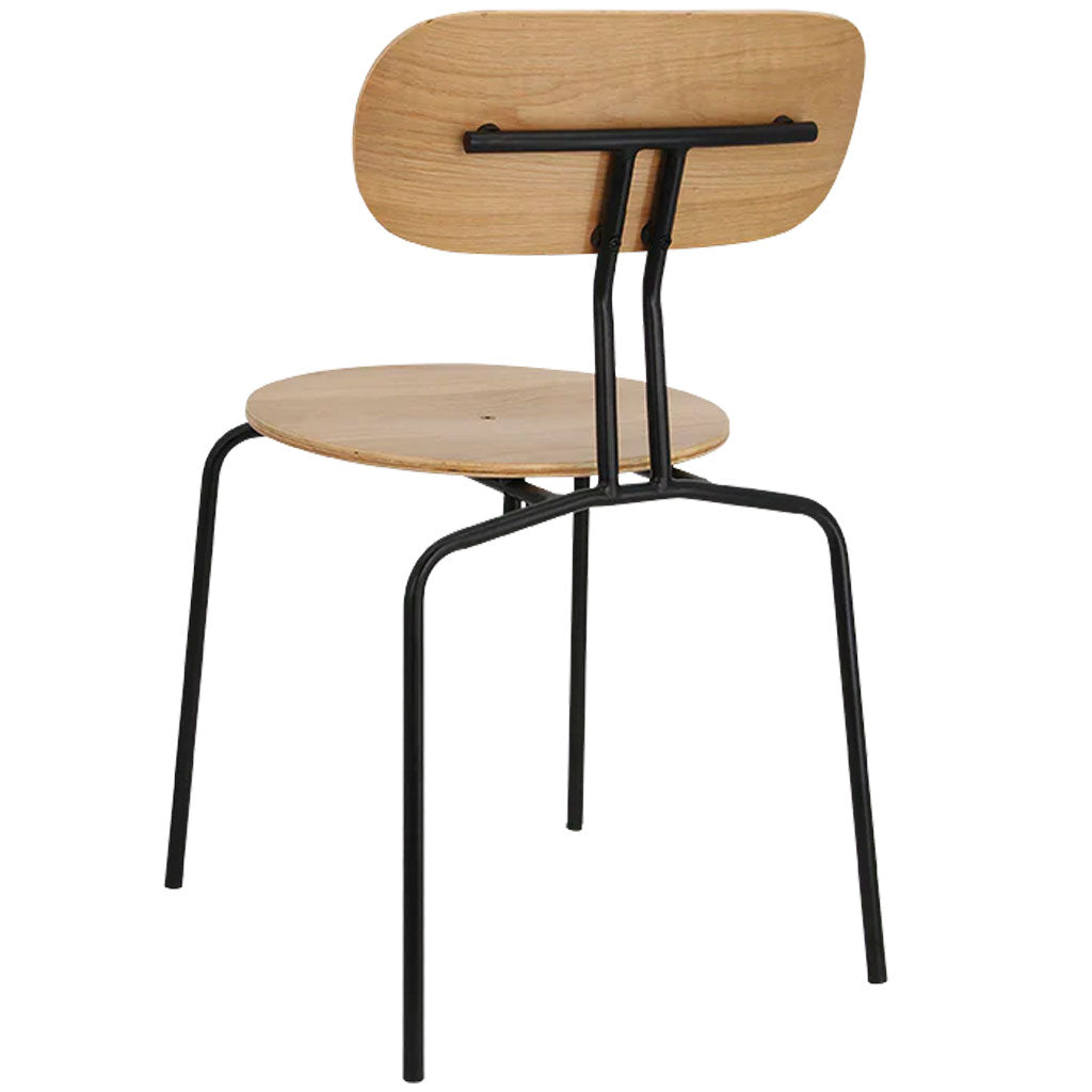 Curious spisebordsstol - Oak/Black - Umage