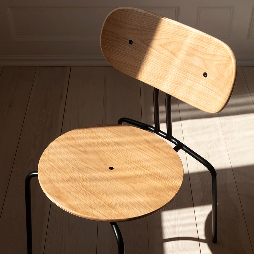 Curious spisebordsstol - Oak/Black - Umage