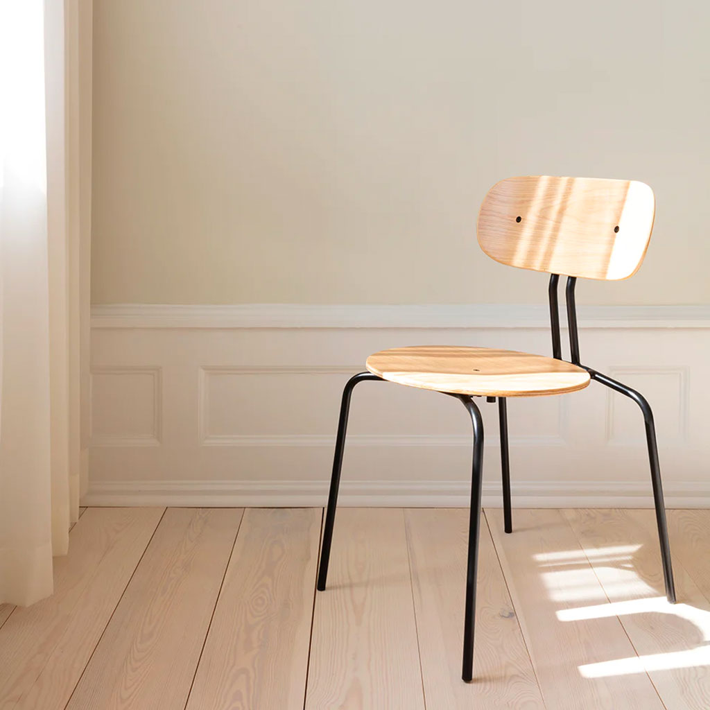 Curious spisebordsstol - Oak/Black - Umage