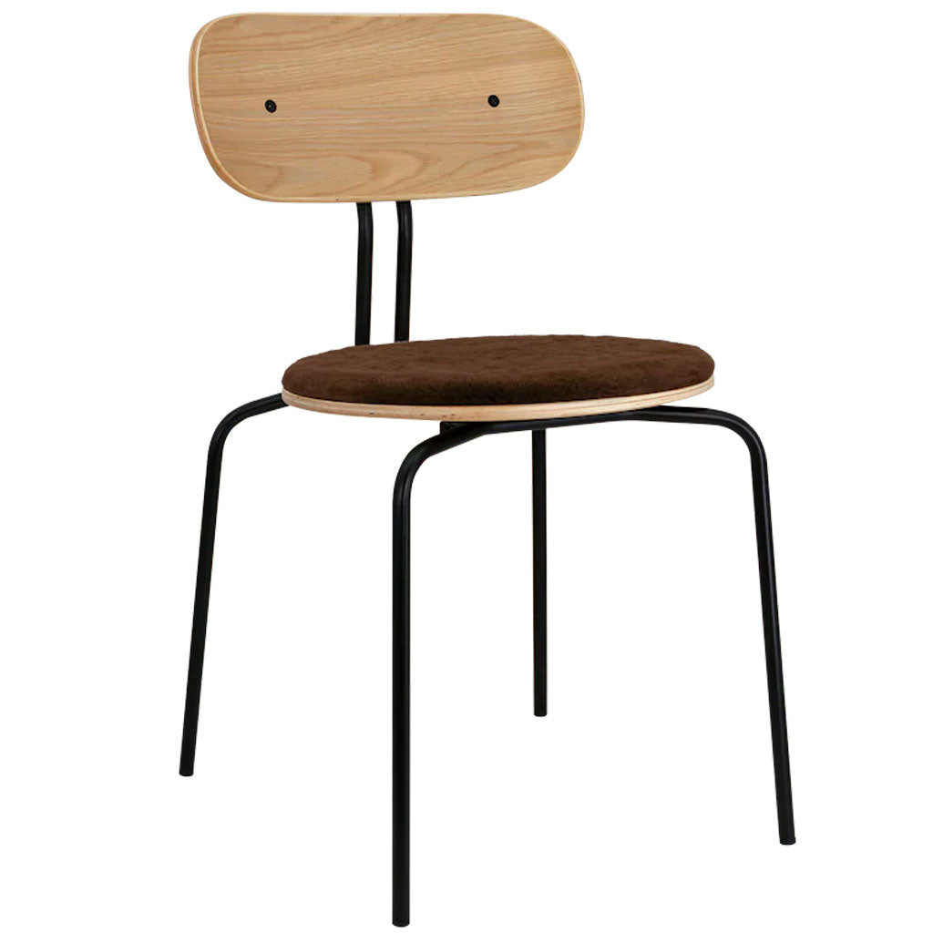 Curious spisebordsstol - Oak/Black - Umage