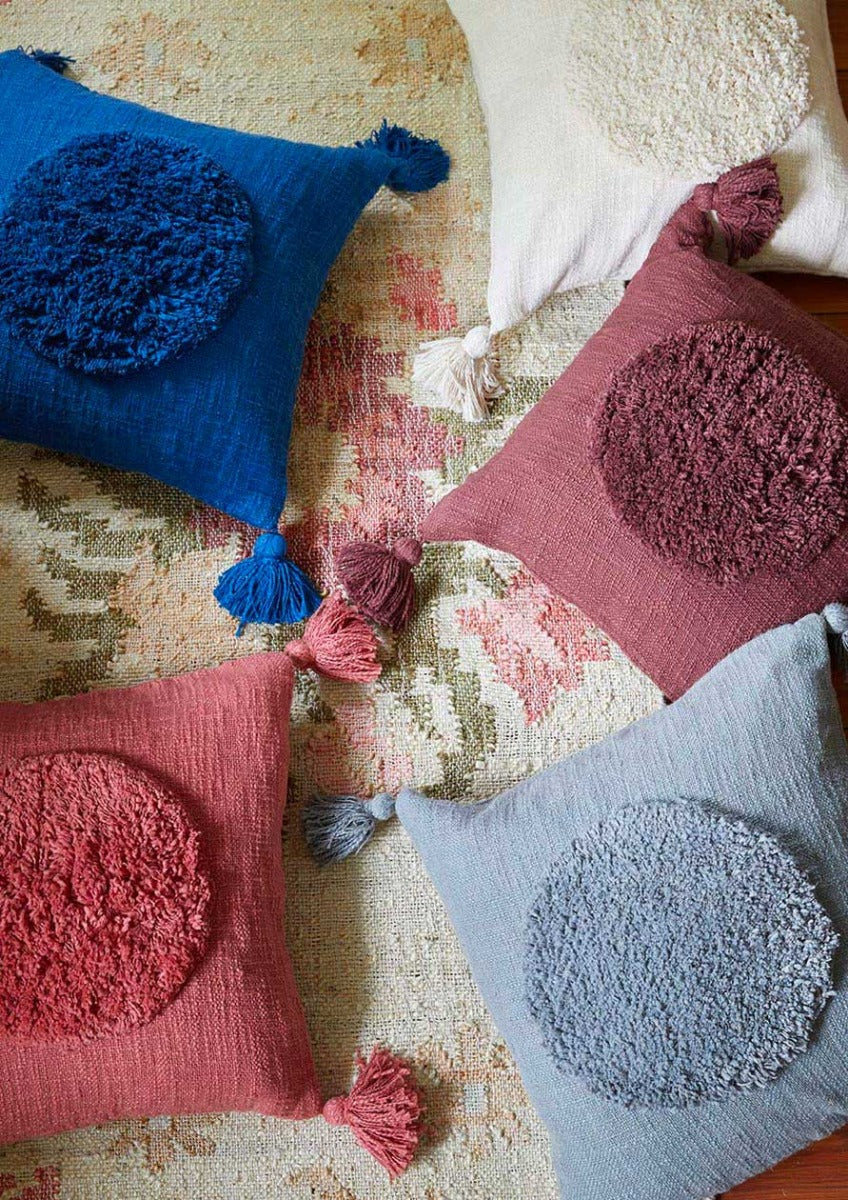 Dorset Jute Kelim Gulvtæppe - Pink/Rød/Grøn/Blå - Liv Interior