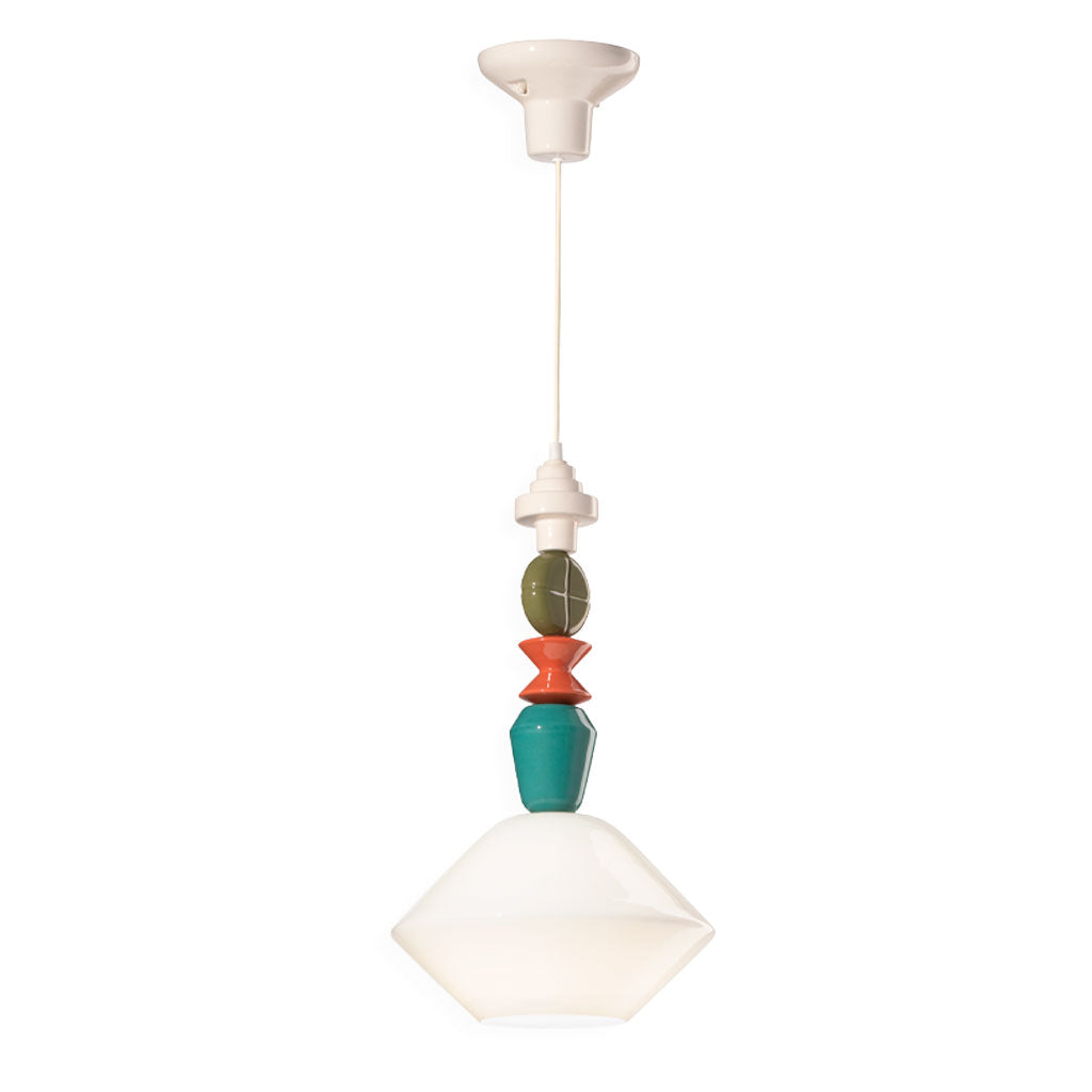 Lariat C2710 Pendel - Hvid - Ferroluce