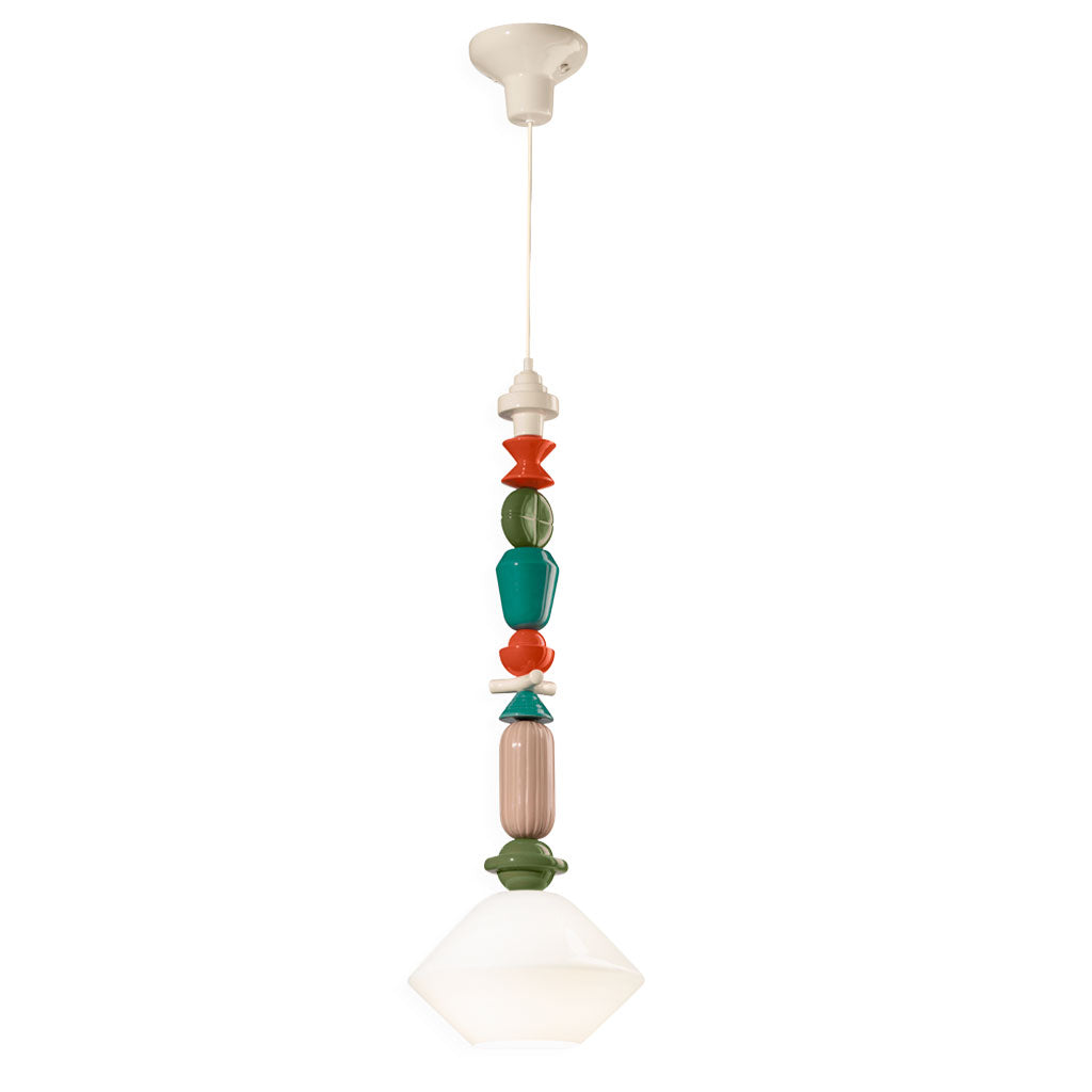 Lariat C2712 Pendel - Hvid - Ferroluce