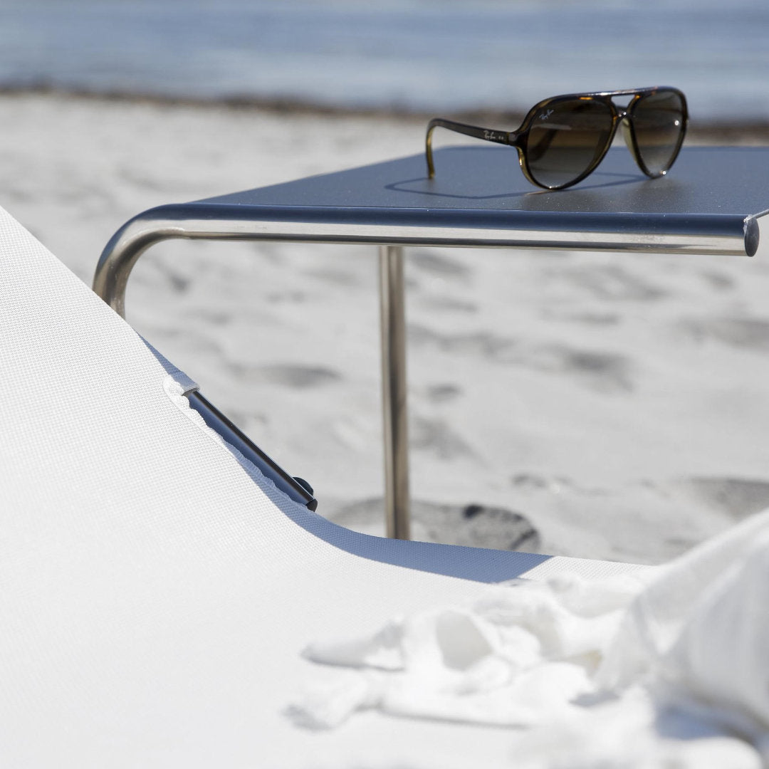 Club Sidebord - Antracit/Aluminium - Fiam
