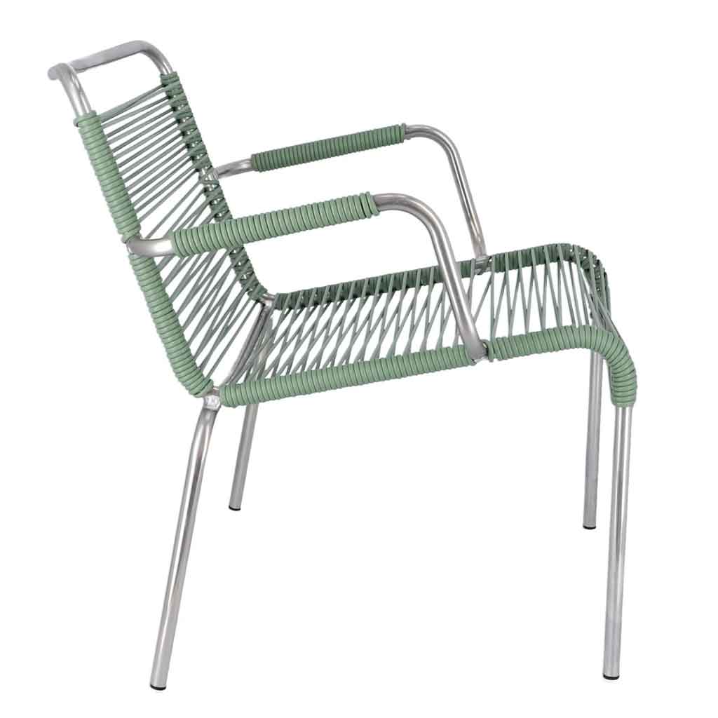 Mya Loungestol m/Armlæn (Sage Green) - Fiam