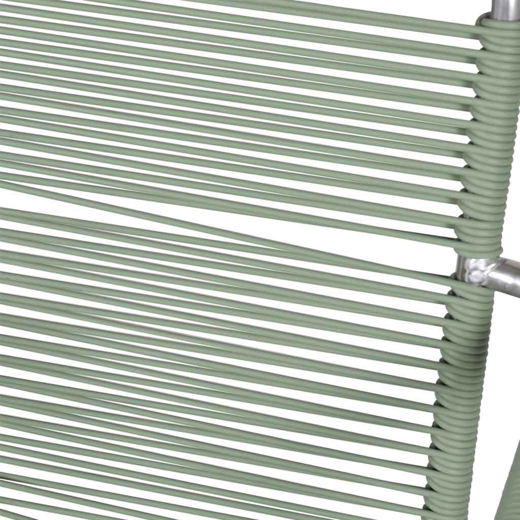 Mya Spaghetti Spisebordsstol m/Armlæn (Sage Green) - Fiam