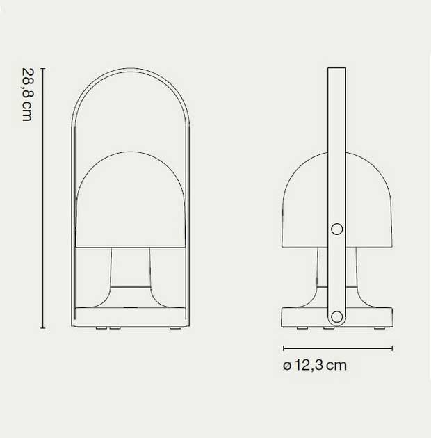 FollowMe bordlampe - Marset