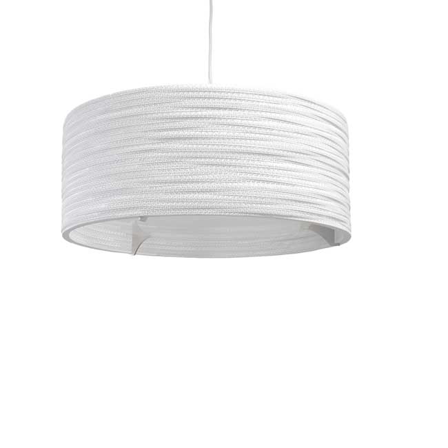 Drum scraplights pendel (Hvid) - Graypants