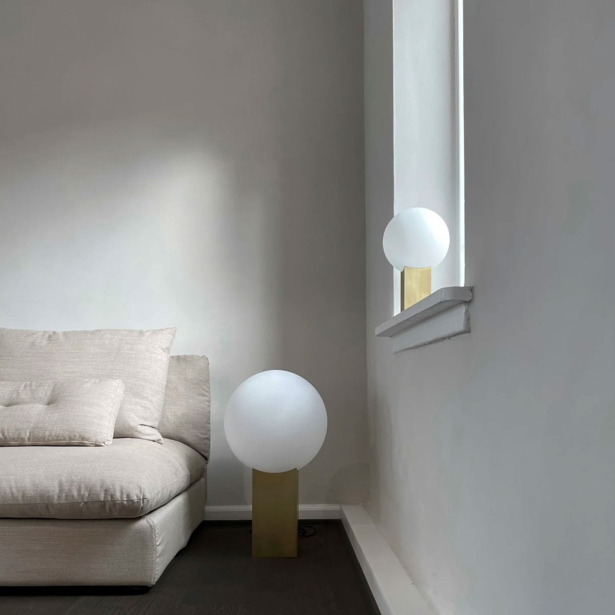 Hoop gulvlampe - Brass - 101 Copenhagen