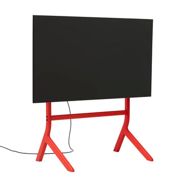 Hopper TV Stander - Blood Orange - Pedestal