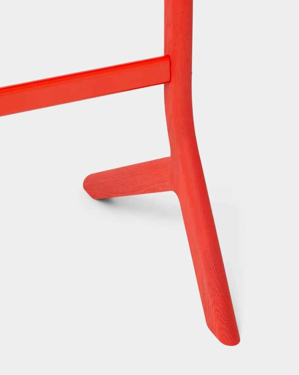 Hopper TV Stander - Blood Orange - Pedestal