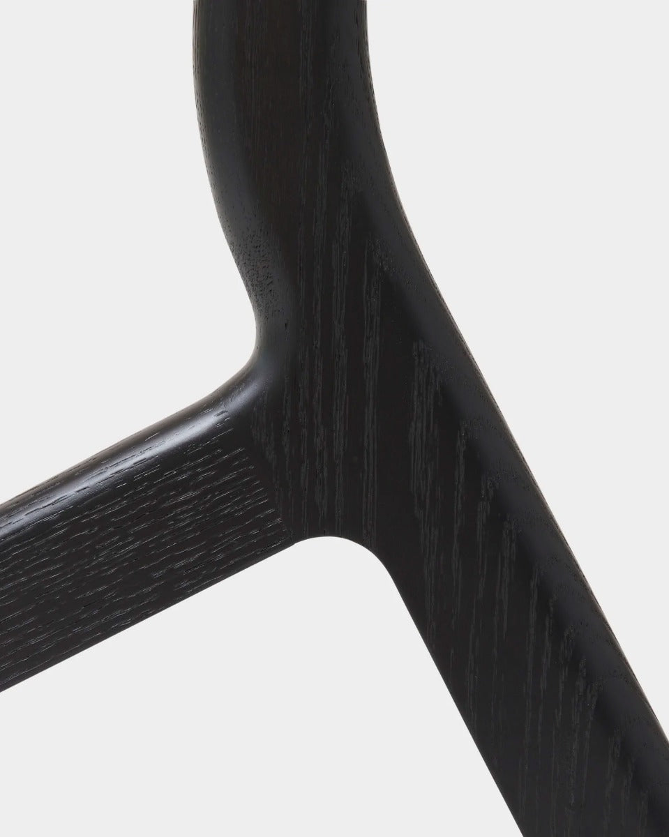 Hopper TV Stander - Black Oak - Pedestal