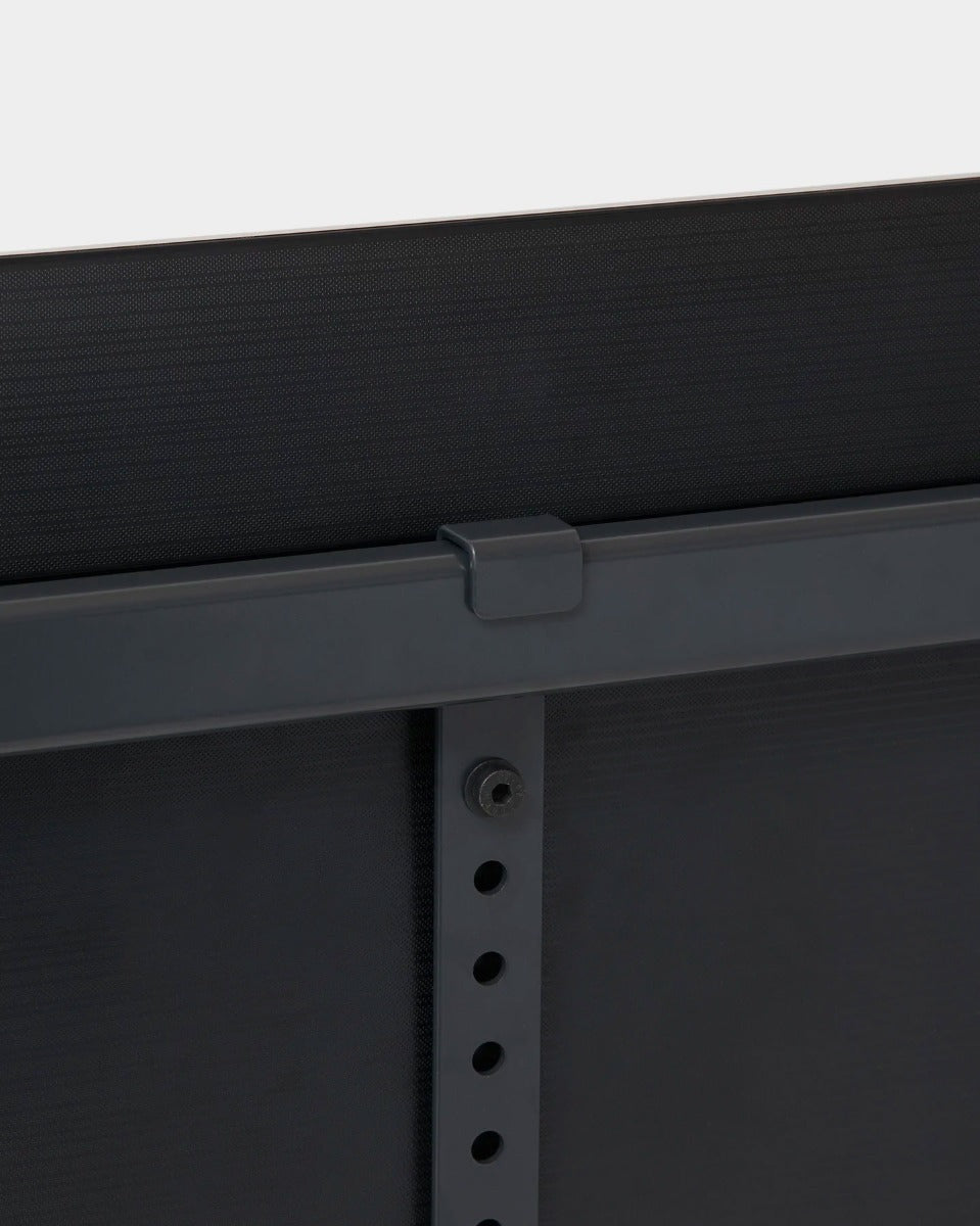 Hopper TV Stander - Black Oak - Pedestal