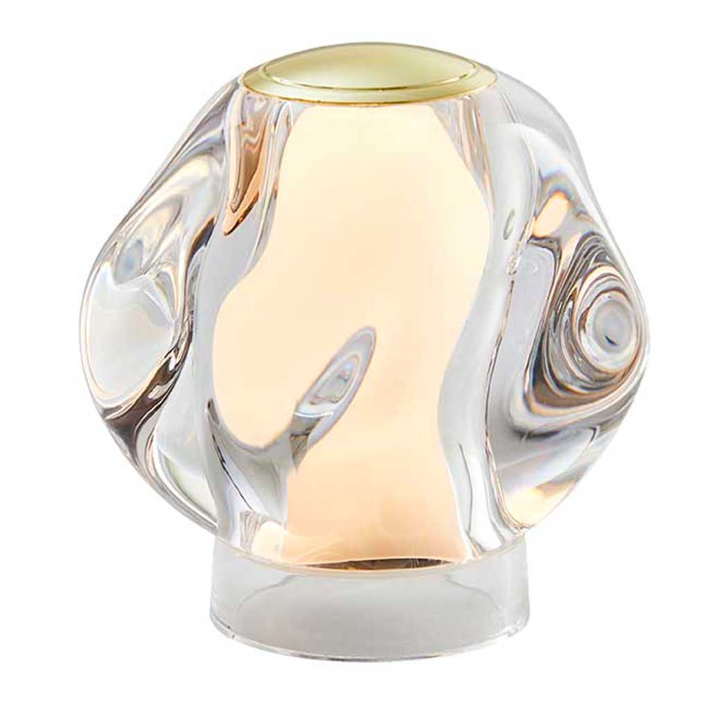 Ice Ball Batteri Bordlampe - Guld - Loom Design