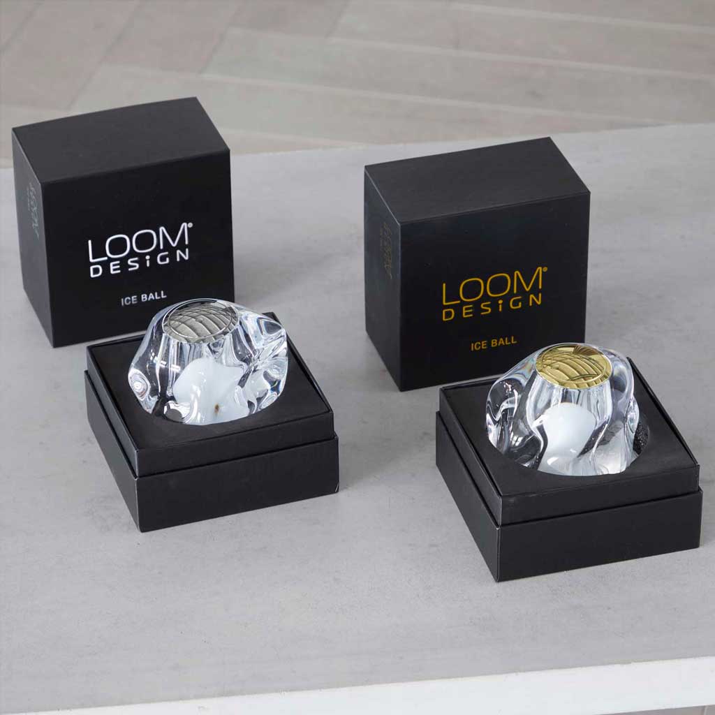 Ice Ball Batteri Bordlampe - Krom - Loom Design