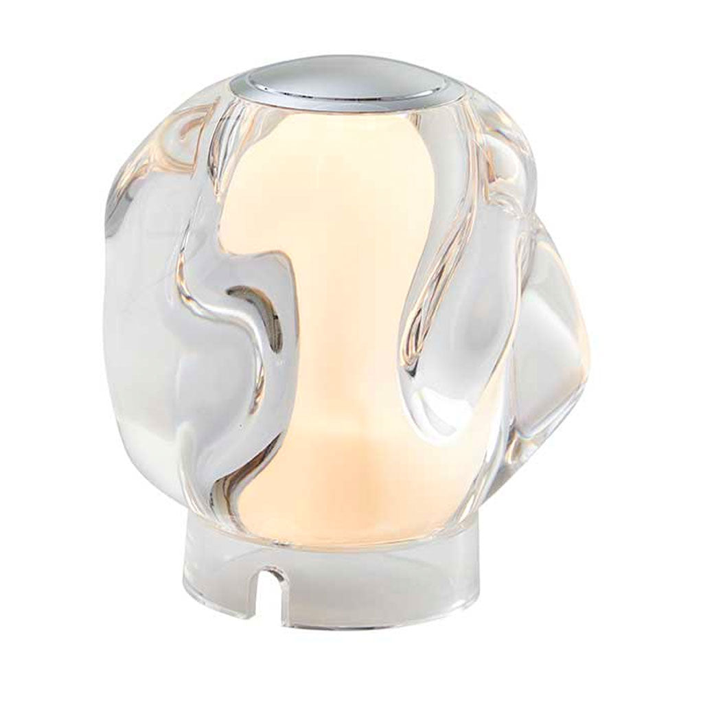 Ice Ball Batteri Bordlampe - Krom - Loom Design