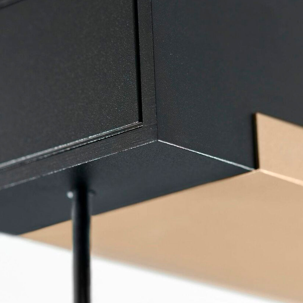 INLAY Pendel - Matt Black / Satin Gold - Light Point / Studio F. A. Porsche