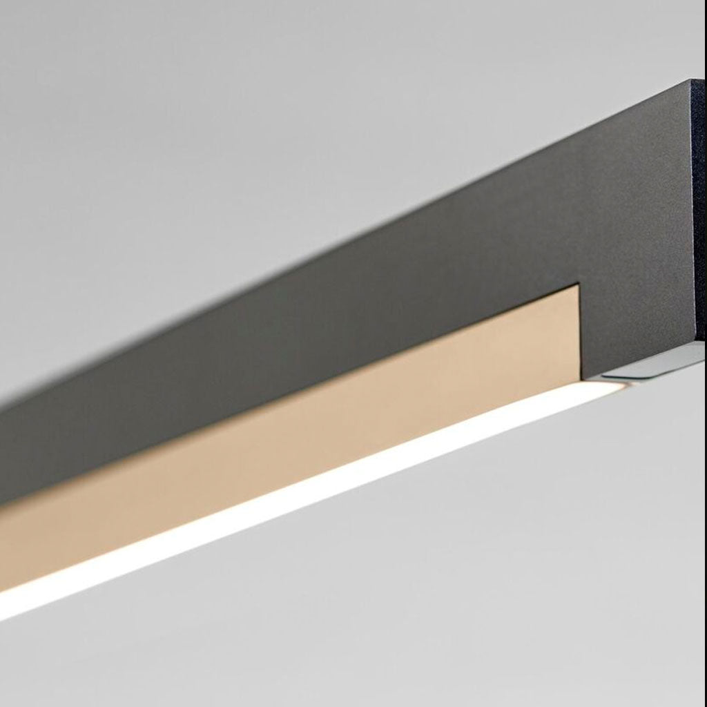 INLAY Pendel - Matt Black / Satin Gold - Light Point / Studio F. A. Porsche