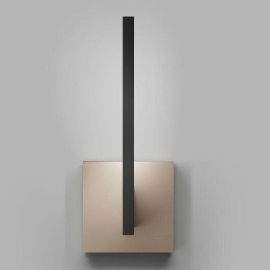 INLAY Væglampe W1 - Matt Black / Satin Gold - Light Point / Studio F. A. Porsche