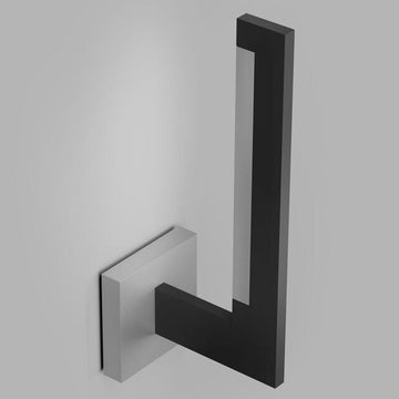 INLAY Væglampe W2 - Matt Black / Satin Silver - Light Point / Studio F. A. Porsche