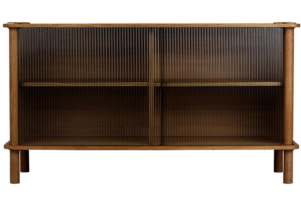 Italic Skab - Dark Oak - Glass - Umage