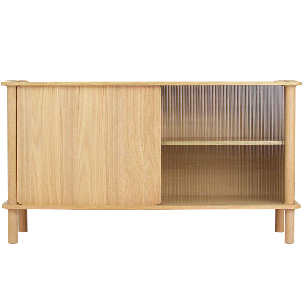 Italic Skab - Oak - Wood/Glass - Umage