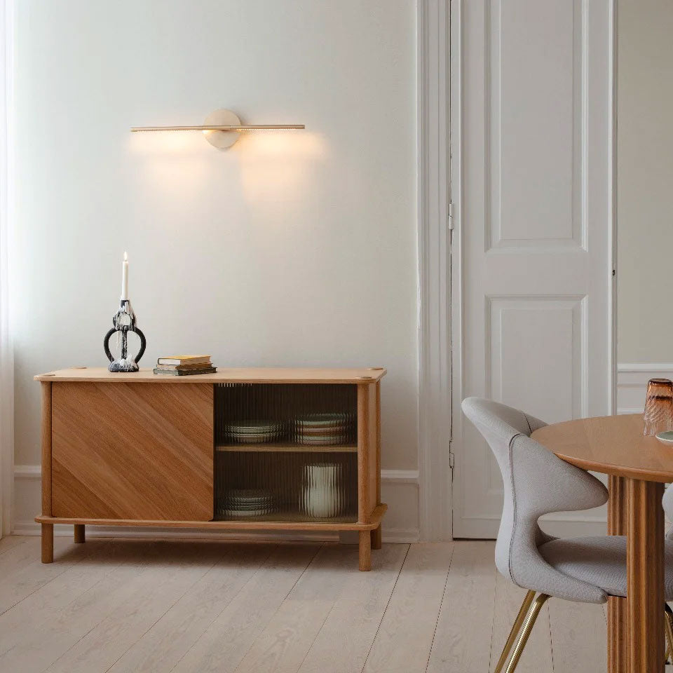 Italic Skab - Oak - Wood/Glass - Umage