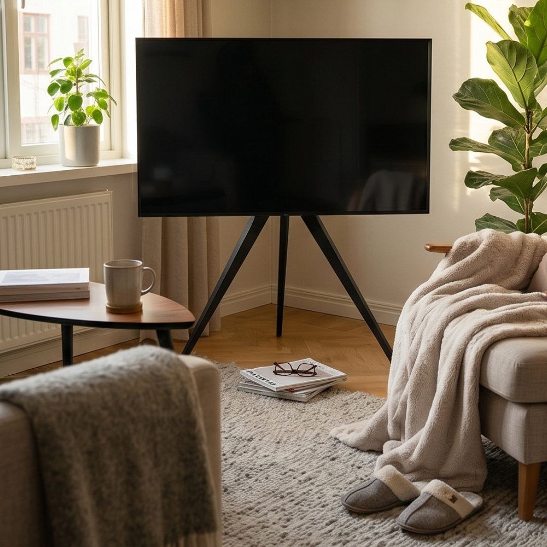 ELLA TV Stander - Sort - Kristian Juul