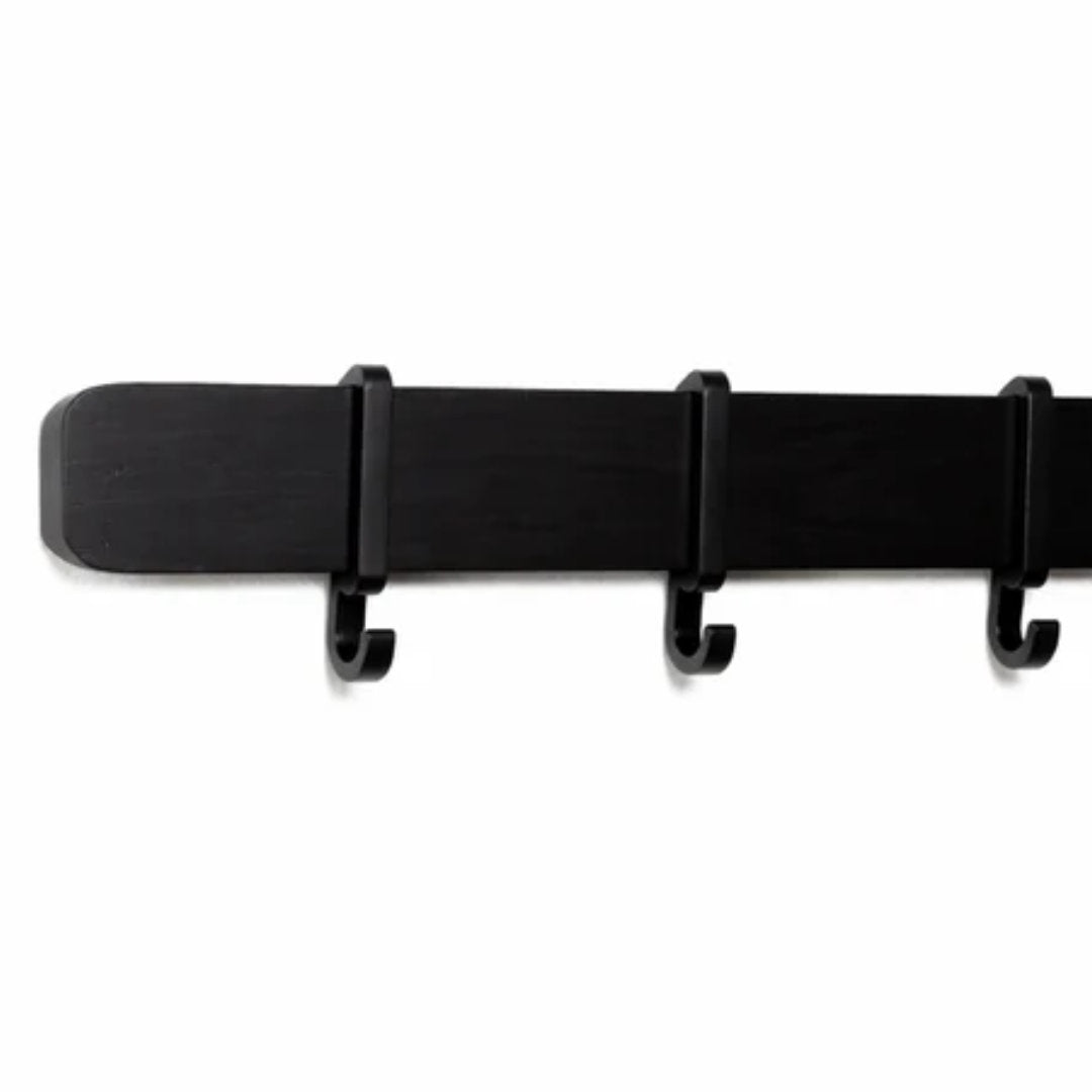 OTTO Knagerække - Lille - 4 knager - Sort/Metal - Kristian Juul