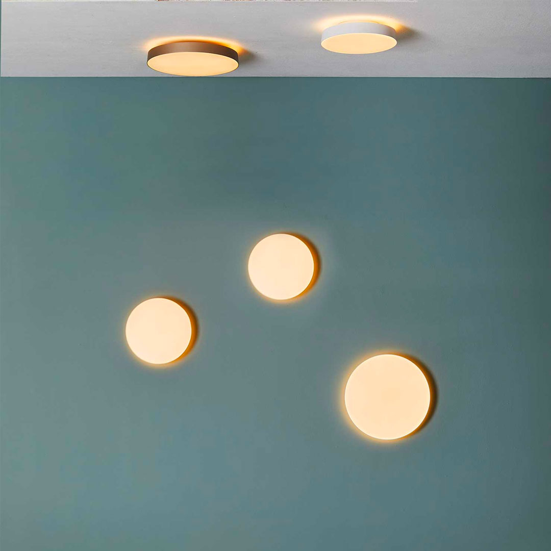 Avela Væg/Loftlampe - Ø28 - Soft Ivory - Loom Design
