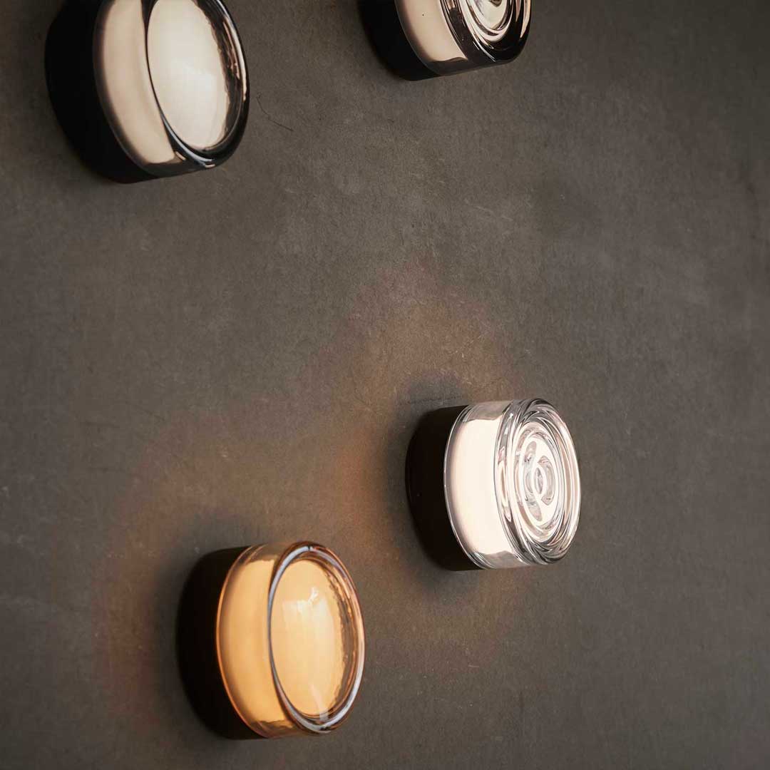 Otto Wave Væg/Loftlampe - Røget - Loom Design