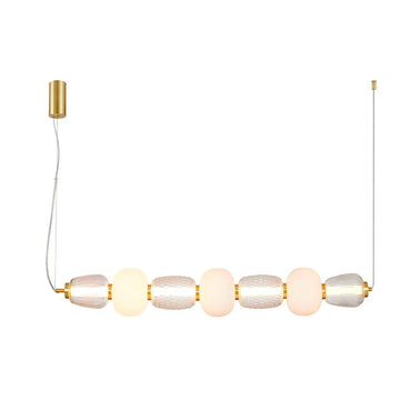Pearl 7 Pendel - Amber/Guld - Loom Design