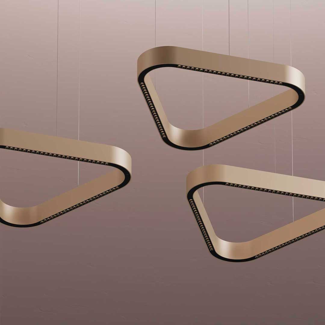 Trigon SO Pendel - Soft Ivory - Loom Design