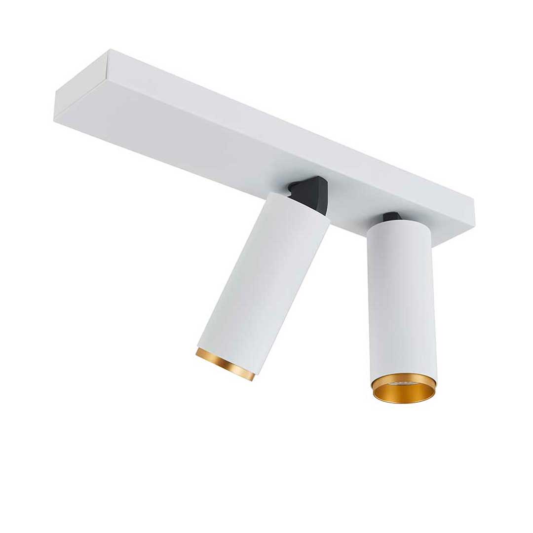 X-BEAM Double - Hvid/Guld - Loom Design