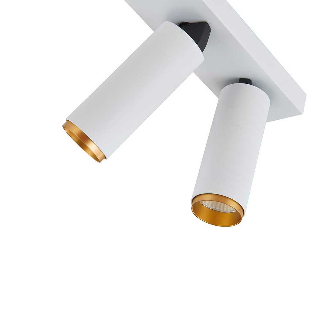 X-BEAM Double - Hvid/Guld - Loom Design