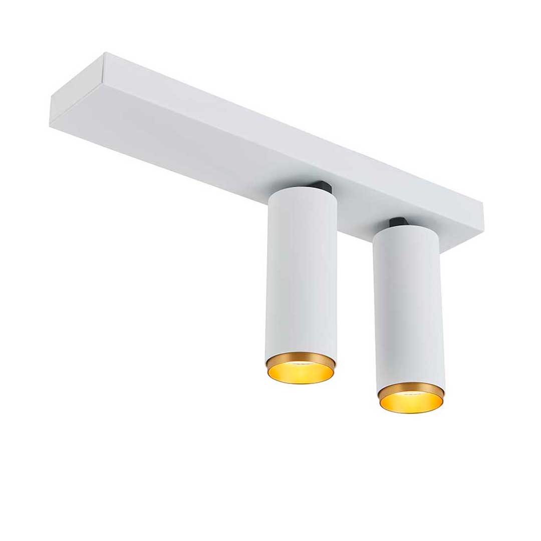 X-BEAM Double - Hvid/Guld - Loom Design