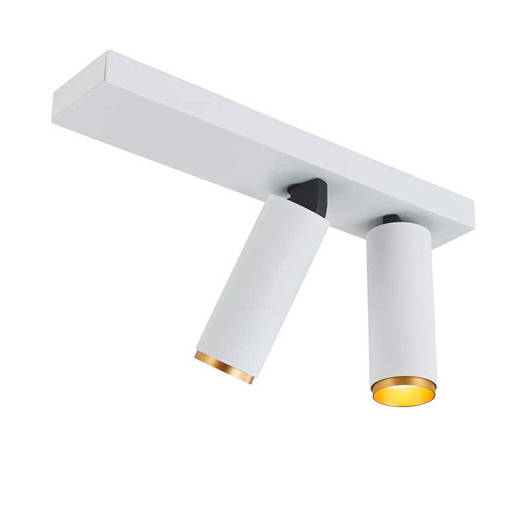 X-BEAM Double - Hvid/Guld - Loom Design