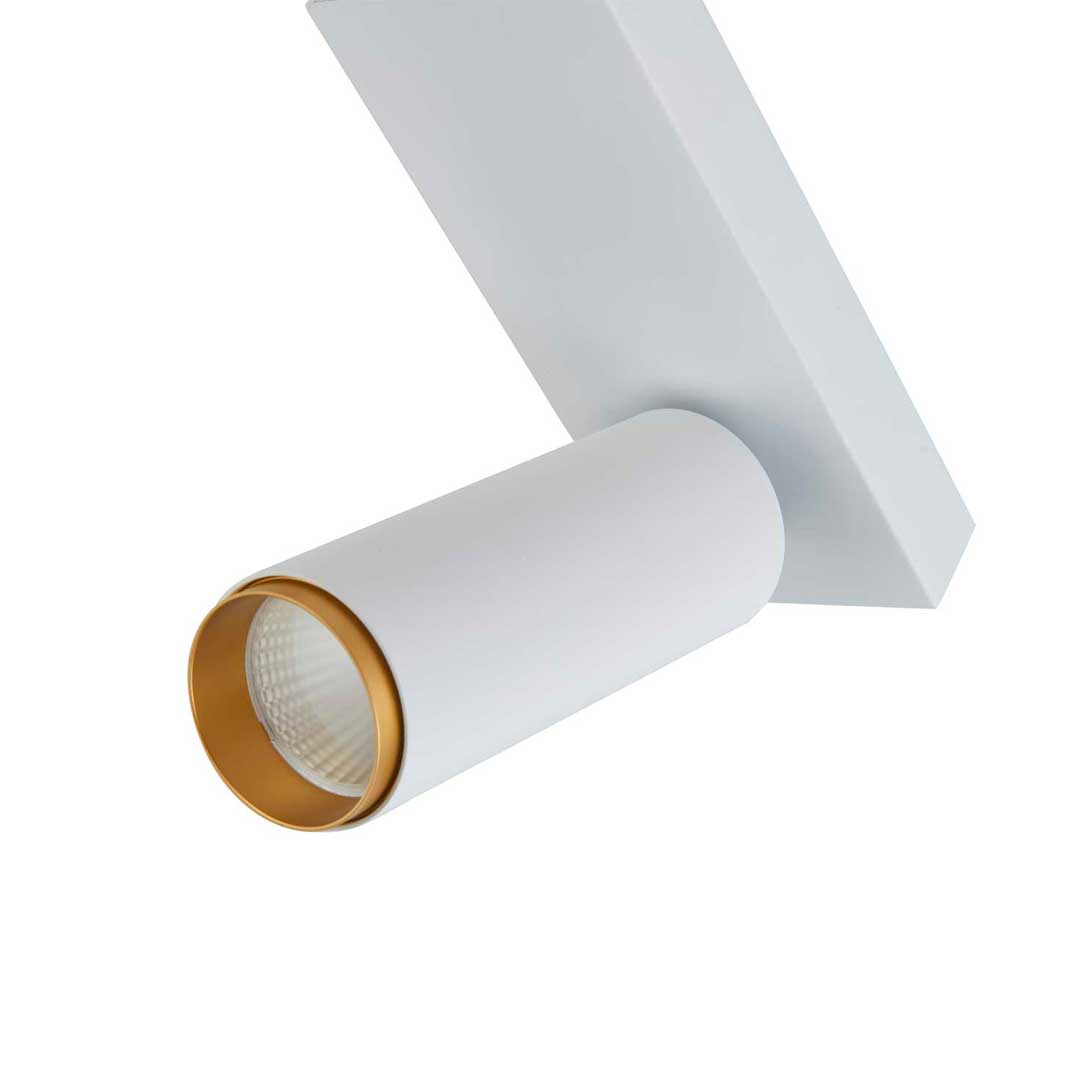 X-BEAM Single - Hvid/Guld - Loom Design