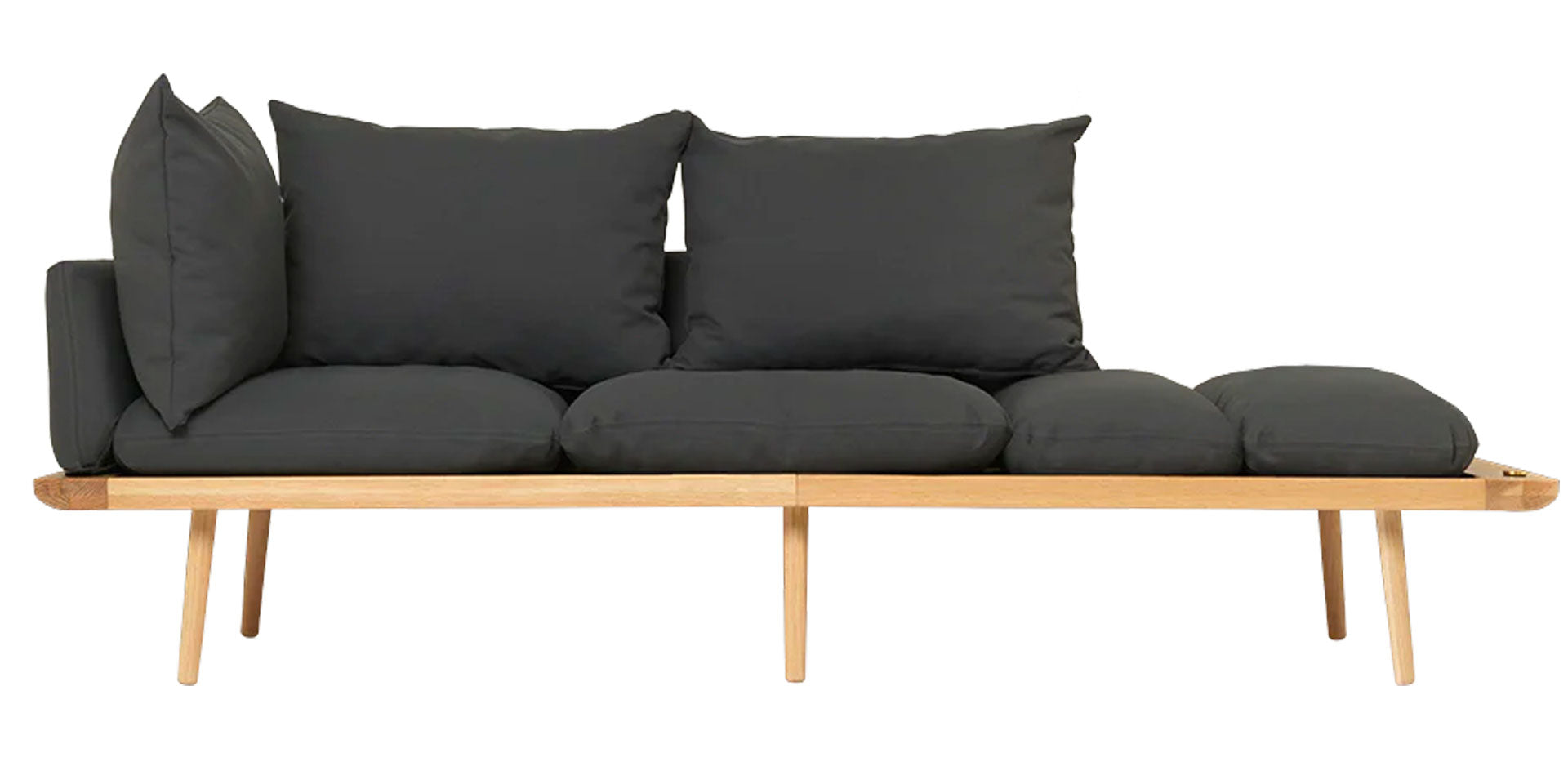 Lounge Around 3 pers. Sofa - Oak/Shadow - Umage