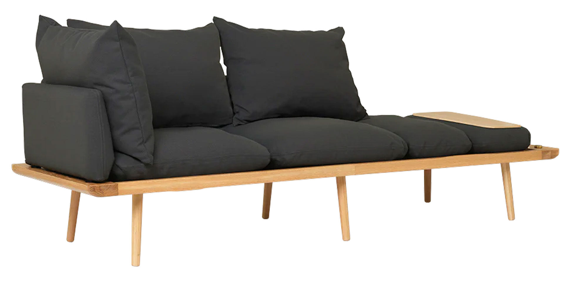 Lounge Around 3 pers. Sofa - Oak/Shadow - Umage