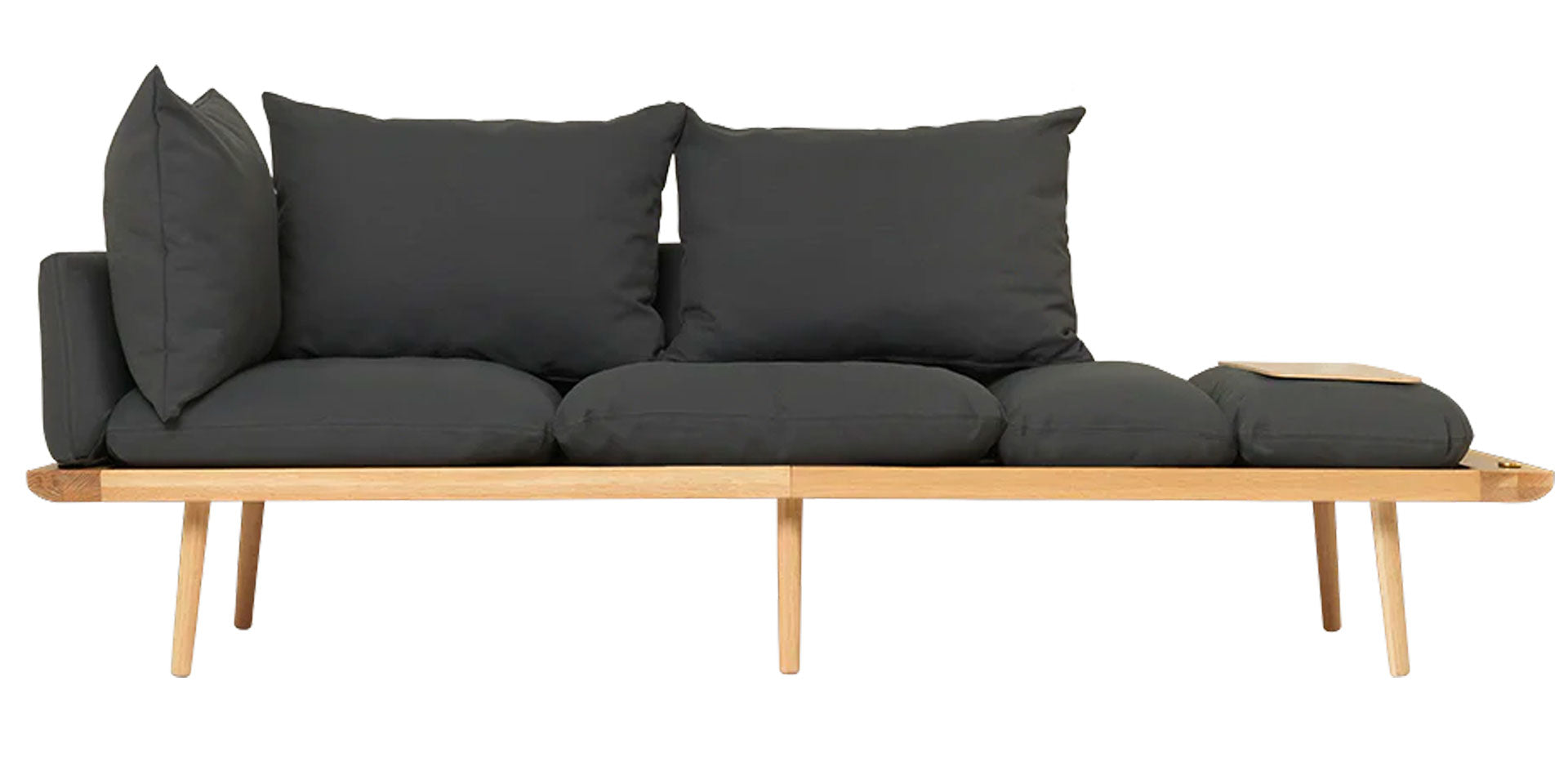 Lounge Around 3 pers. Sofa - Oak/Shadow - Umage